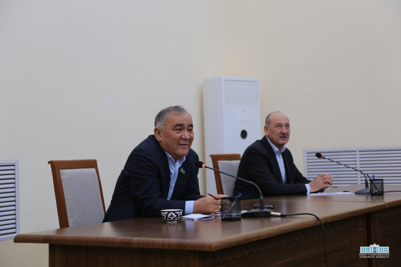 “Ўзбекгидроэнерго” акциядорлик жамияти бошқаруви раиси Абдуғани Сангинов Сурхондарё вилоятида